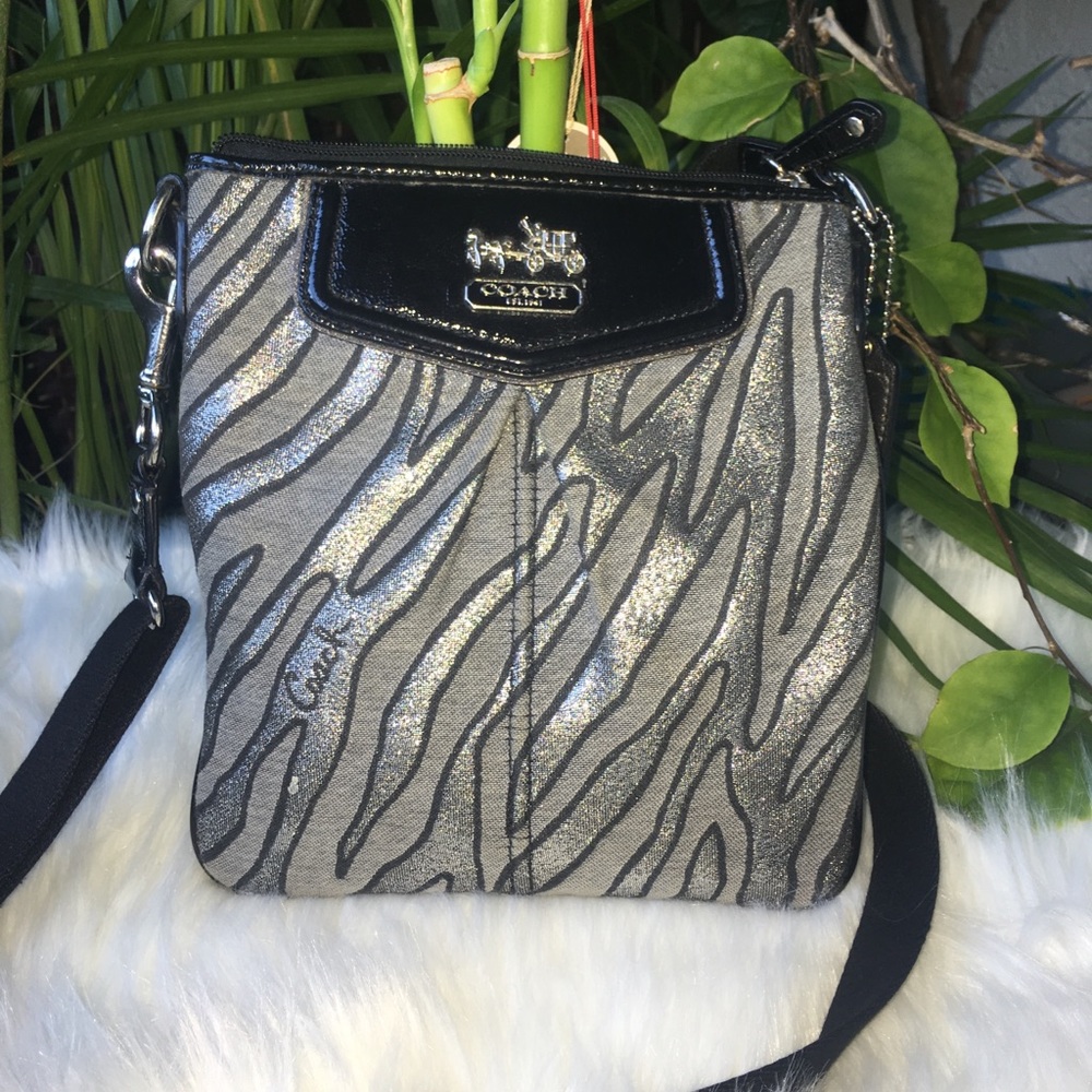 EUC Coach Madison Animal Print crossbody
